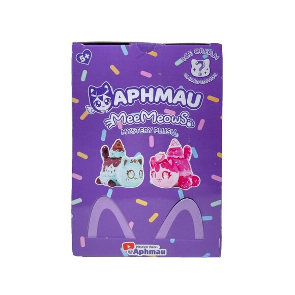 Aphmau MeeMeows COOKIE DOUGH Cat 6" Plush Ice Cream Limited Edition - Picture 6 of 16